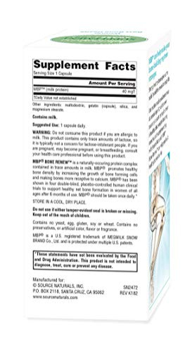Foto 3 pulgar | Supplement Source Naturals Mbp Bone Renew 60 Cápsulas - Venta Internacional.
