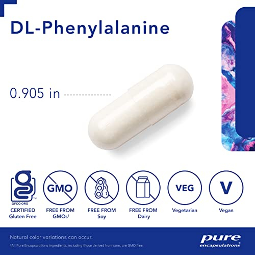 Foto 4 pulgar | Suplemento De Aminoácidos Pure Encapsulations Dl-fenilalanina - Venta Internacional.