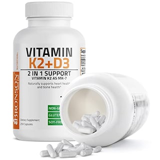 Foto 7 | Suplemento Bronson Vitamina K2 (mk7) Con D3 5000 Ui 250 Cápsulas - Venta Internacional.