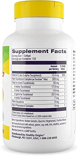 Foto 3 pulgar | Suplemento De Tocotrienoles Tocomin Suprabio De Healthy Origins, 50 Mg - Venta Internacional.