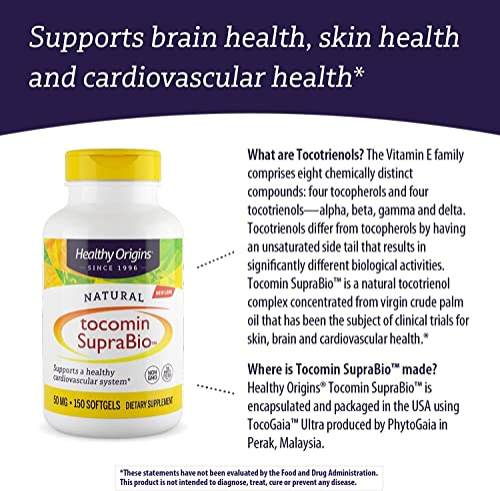 Foto 8 pulgar | Suplemento De Tocotrienoles Tocomin Suprabio De Healthy Origins, 50 Mg - Venta Internacional.