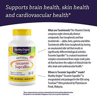 Foto 7 | Suplemento De Tocotrienoles Tocomin Suprabio De Healthy Origins, 50 Mg - Venta Internacional.