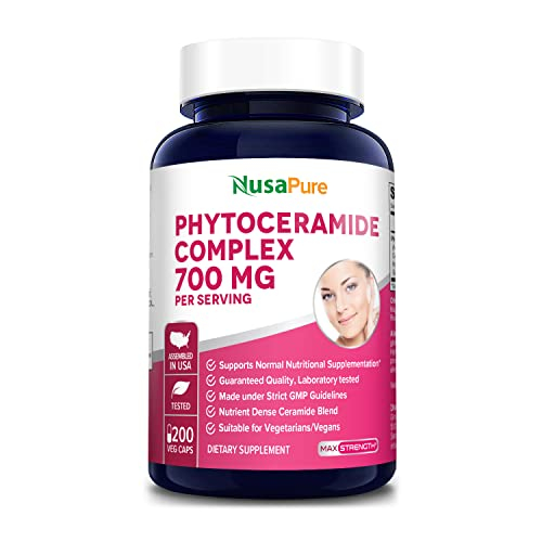 Suplemento Del Complejo De Fitoceramidas Nusapure 700 Mg 200 Cápsulas - Venta Internacional.