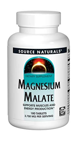 Foto 2 pulgar | Supplement Source Naturals, Malato De Magnesio, 3750 Mg, 180 Tabletas - Venta Internacional.