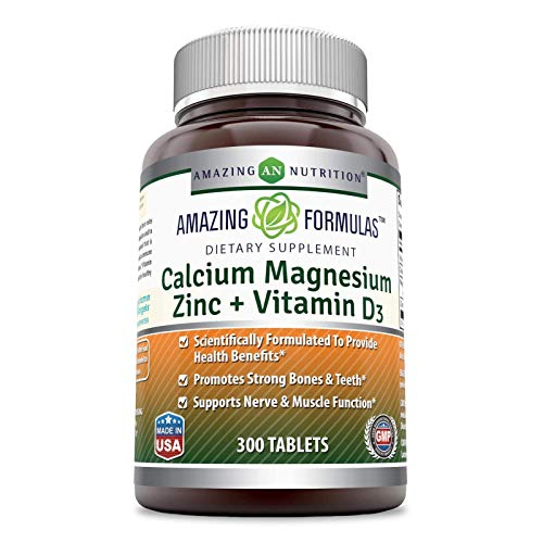 Foto 2 pulgar | Suplemento Amazing Formulas: Calcio, Magnesio Y Zinc D3 300 Ta - Venta Internacional.