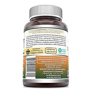 Foto 2 | Suplemento Amazing Formulas: Calcio, Magnesio Y Zinc D3 300 Ta - Venta Internacional.
