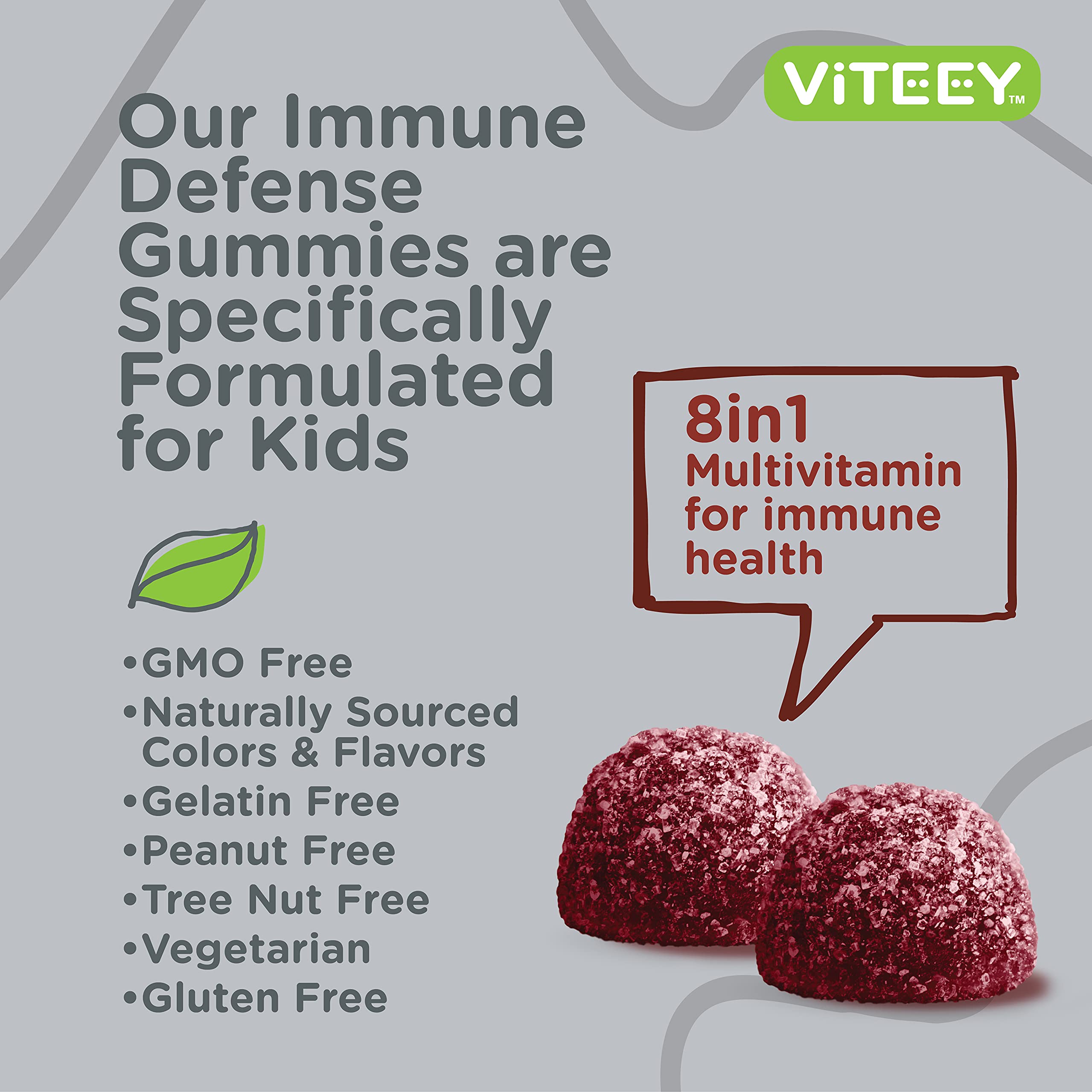 Foto 6 pulgar | [gomitas] Multivitamínico Viteey 8 En 1 Para Apoyar La Salud Inmunológica X1 - Venta Internacional.