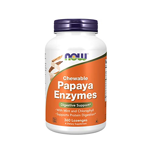 Foto 2 pulgar | Pastillas Masticables Now Supplements Papaya Enzyme 360 Unidades - Venta Internacional