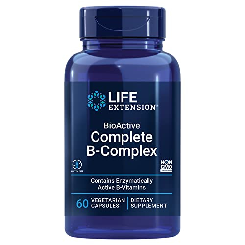 Foto 2 pulgar | Suplemento Life Extension Bioactive Complete B Complex 60 Ca - Venta Internacional.