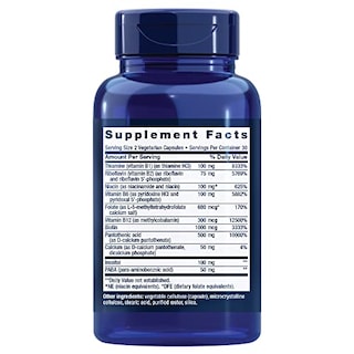 Foto 2 | Suplemento Life Extension Bioactive Complete B Complex 60 Ca - Venta Internacional.