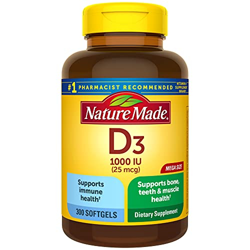 Foto 1 | Suplemento Nature Made De Vitamina D3 1000 Ui 300 Cápsulas Blandas - Venta Internacional.