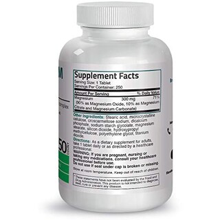 Foto 2 | Suplemento Bronson Triple Magnesium Complex 300 Mg 250 Comprimidos - Venta Internacional.