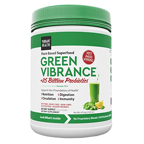 Foto 2 pulgar | Superalimento En Polvo Vibrant Health Green Vibrance 60 Porciones - Venta Internacional.