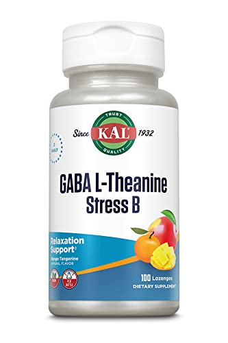 Suplemento Kal Gaba L-teanina Stress B En Pastillas, 100 Unidades - Venta Internacional.