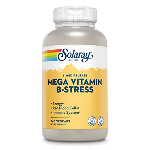 Foto 2 pulgar | Suplemento Solaray Mega Vitamina B Stress De Liberación Prolongada, 240 Unidades - Venta Internacional