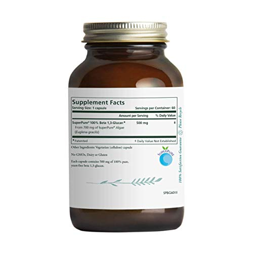 Foto 3 pulgar | Suplemento Pure Synergy Superpure Beta 1,3-glucano 500 Mg 60 C - Venta Internacional.