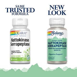 Foto 3 | Suplemento Solaray Natokinasa Y Serrapeptasa 3000 Fu 30 Ve - Venta Internacional.