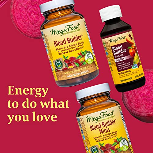 Foto 3 pulgar | Suplemento De Hierro Megafood Blood Builder 90 Comprimidos - Venta Internacional.