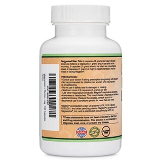 Foto 3 | Suplemento De L-treonato De Magnesio Double Wood, 2000 Mg, 100 Cápsulas - Venta Internacional.