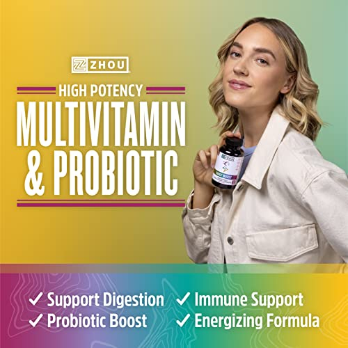 Foto 4 pulgar | Suplemento Multivitamínico Daily Boost De Zhou Nutrition, 30 Porciones - Venta Internacional.