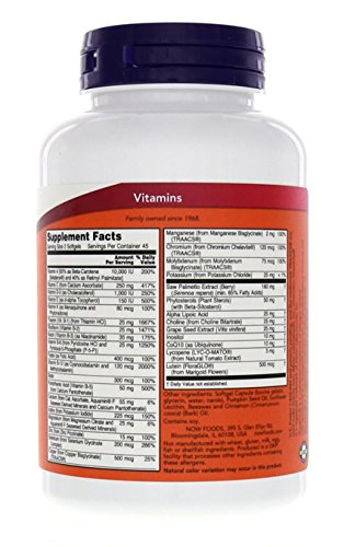 Foto 4 pulgar | Cápsulas Blandas Adam De Supplement Now Foods Para Hombres Con Múltiples Vitaminas, 90 Cápsulas Blan - Venta Inter