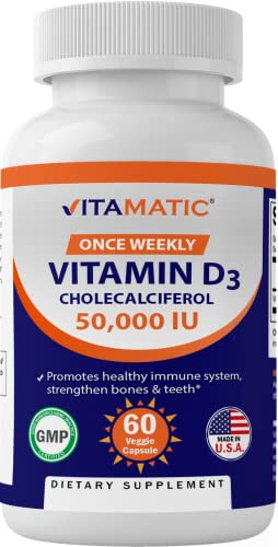 Foto 1 | Suplemento Vitamático De Vitamina D3 50 000 Ui 60 Cápsulas - Venta Internacional.