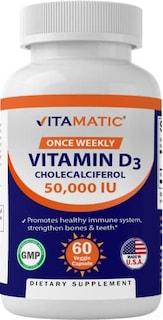 Foto 1 | Suplemento Vitamático De Vitamina D3 50 000 Ui 60 Cápsulas - Venta Internacional.