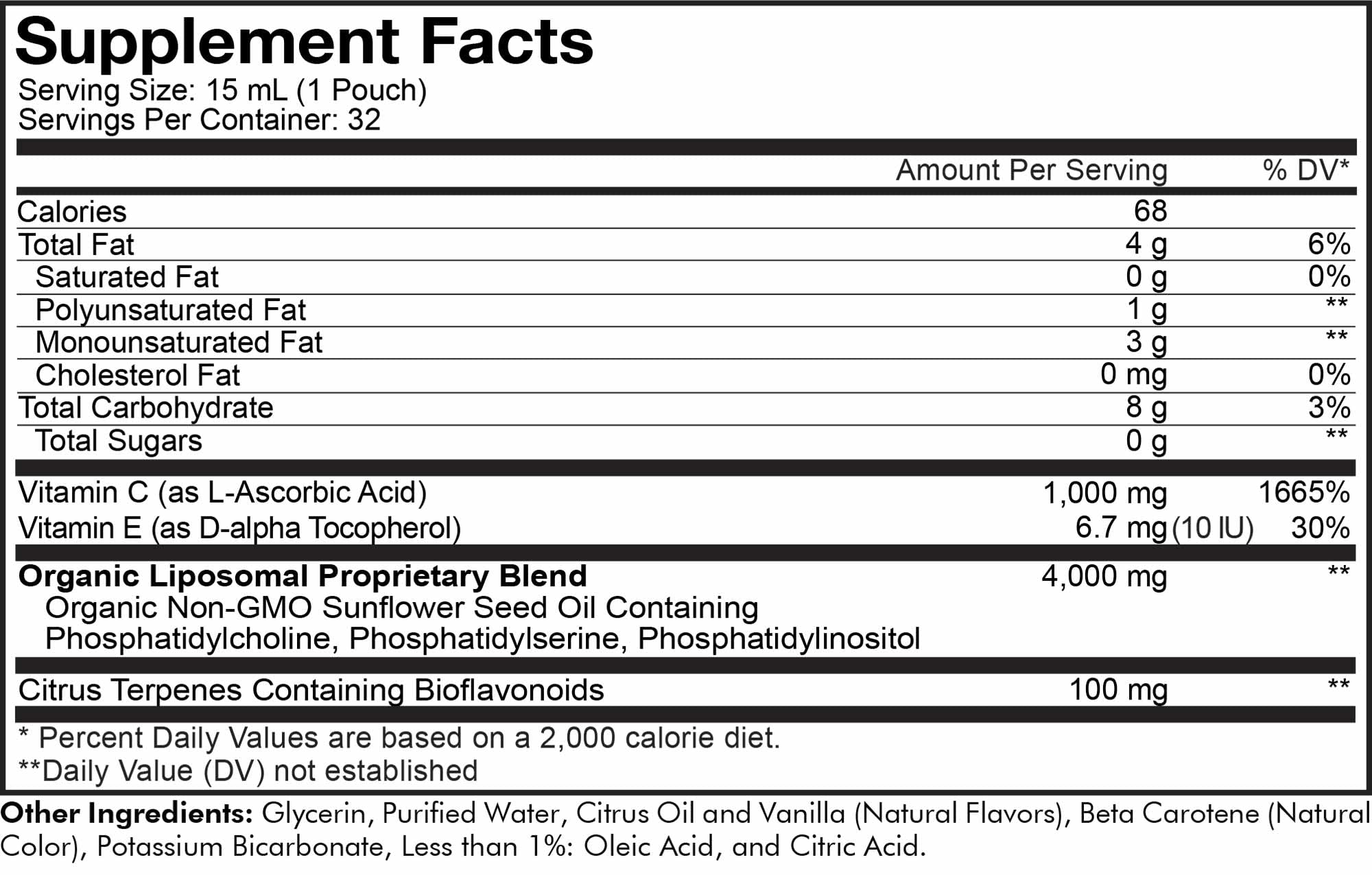 Foto 4 pulgar | Suplemento De Vitamina C Liposomal Codeage De 1000 Mg Con Fosfolípidos - Venta Internacional.