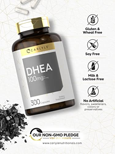 Foto 4 | Suplemento Carlyle Dhea 100 Mg 300 Cápsulas Sin Ogm Gluten Fr - Venta Internacional.