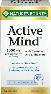 Foto 1 | Suplemento Nature's Bounty Active Mind 60 Comprimidos - Venta Internacional.