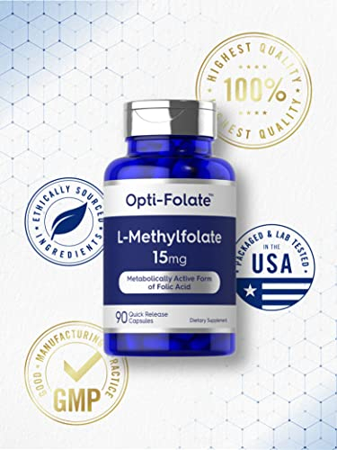 Foto 6 pulgar | Suplemento De L-metilfolato De Carlyle 15 Mg 90 Cápsulas - Venta Internacional.