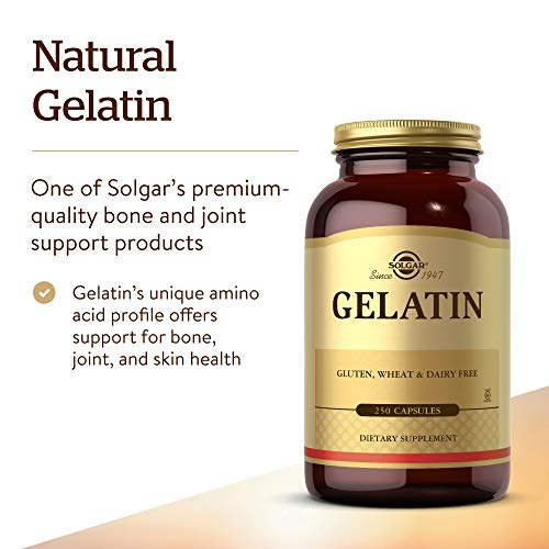 Foto 4 pulgar | Suplemento Solgar Gelatin 1680 Mg 250 Cápsulas Bone Joint Skin - Venta Internacional.