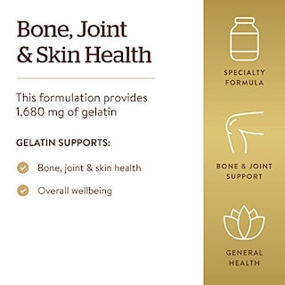Foto 4 | Suplemento Solgar Gelatin 1680 Mg 250 Cápsulas Bone Joint Skin - Venta Internacional.