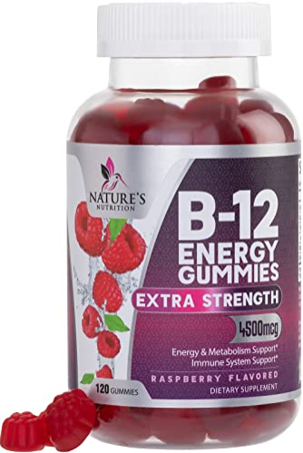 Foto 2 pulgar | Gomitas De Vitamina B12 Nature's Nutrition 4500 Mcg 120 Gomitas - Venta Internacional.