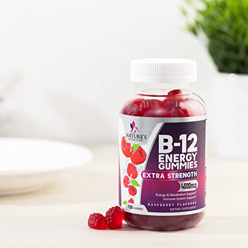 Foto 8 pulgar | Gomitas De Vitamina B12 Nature's Nutrition 4500 Mcg 120 Gomitas - Venta Internacional.