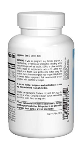 Foto 3 pulgar | Supplement Source Naturals Theanine Serene 60 Comprimidos - Venta Internacional.