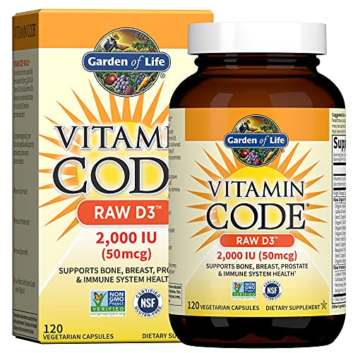 Foto 1 | Suplemento Garden Of Life Vitamin Code Raw D3 2000 Ui 120 C - Venta Internacional.