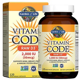 Foto 1 | Suplemento Garden Of Life Vitamin Code Raw D3 2000 Ui 120 C - Venta Internacional.