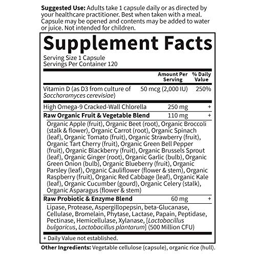 Foto 6 pulgar | Suplemento Garden Of Life Vitamin Code Raw D3 2000 Ui 120 C - Venta Internacional.