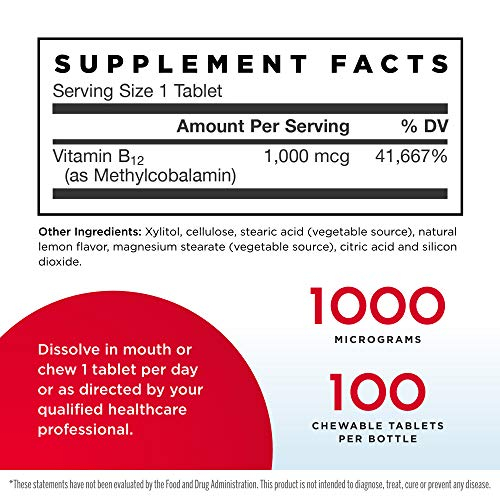 Foto 3 pulgar | Suplemento Jarrow Formulas, Metil B-12, 1000 Mcg, 100 Tabletas - Venta Internacional.