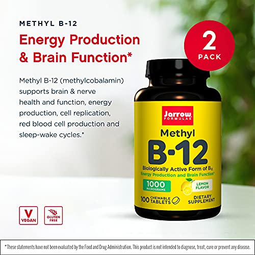 Foto 4 pulgar | Suplemento Jarrow Formulas, Metil B-12, 1000 Mcg, 100 Tabletas - Venta Internacional.