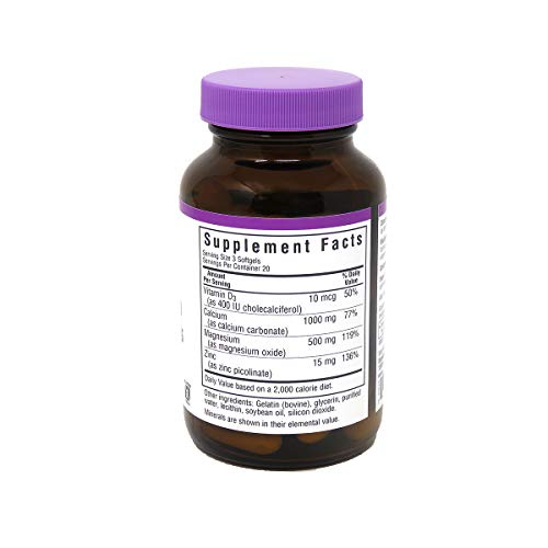 Foto 6 | Suplemento Bluebonnet: Calcio, Magnesio, Zinc Y Vitamina D3 - Venta Internacional.