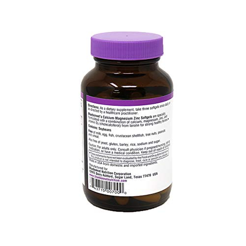 Foto 7 | Suplemento Bluebonnet: Calcio, Magnesio, Zinc Y Vitamina D3 - Venta Internacional.