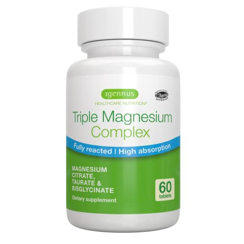 Foto 2 pulgar | Suplemento Igennus Triple Magnesium Complex 90 Cápsulas - Venta Internacional.