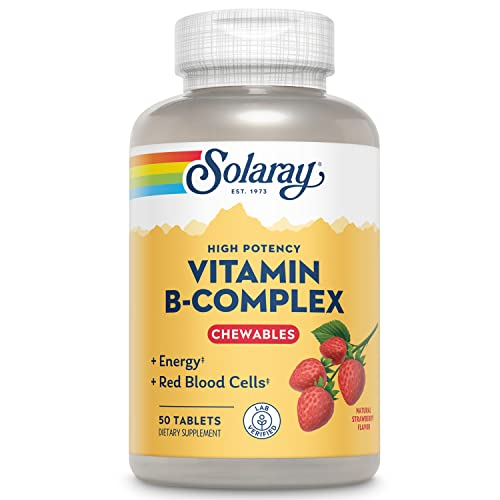 Foto 2 pulgar | Suplemento Solaray De Complejo De Vitamina B Masticables, 50 Tabletas - Venta Internacional.