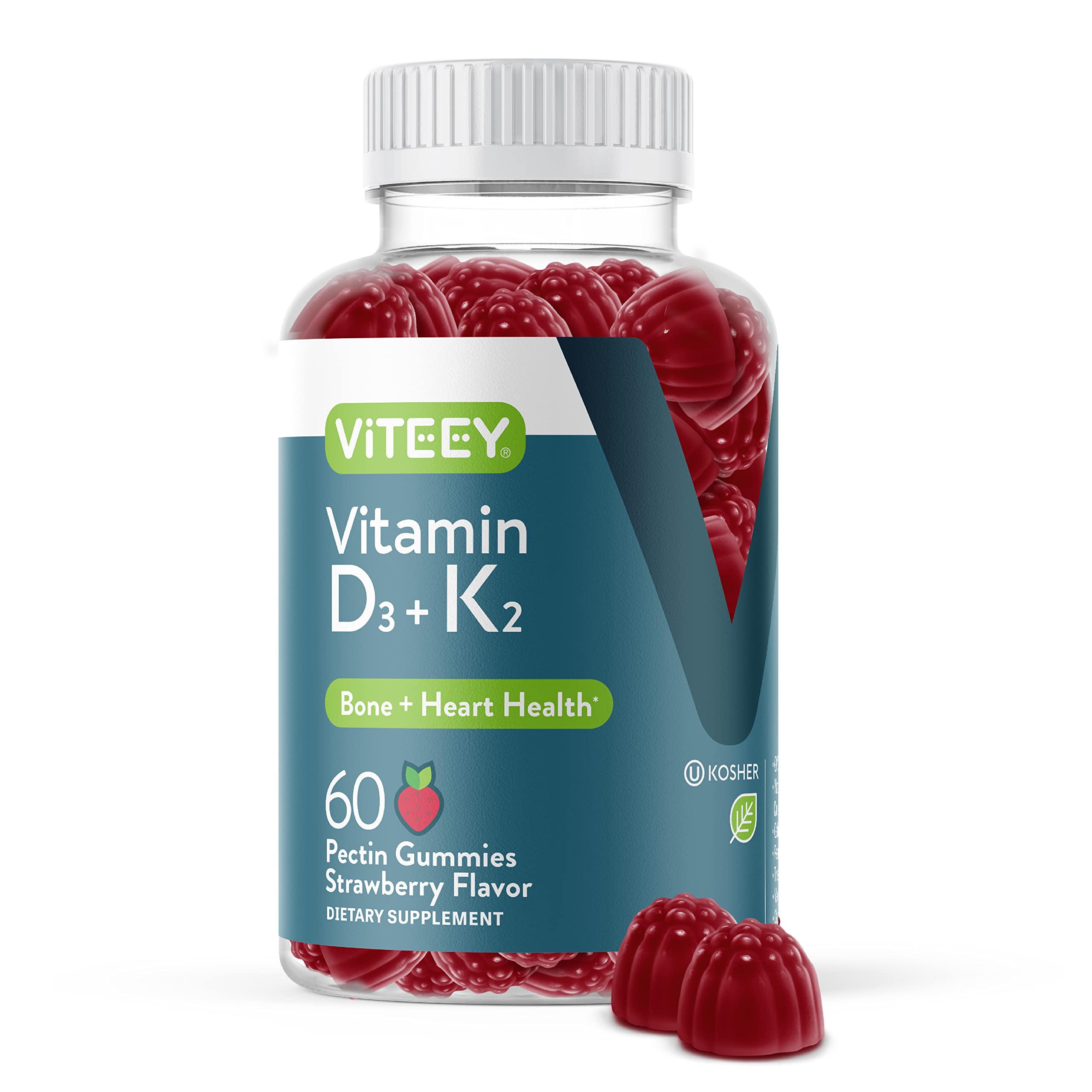 Foto 2 pulgar | Suplemento De Gomitas Vitey Con Vitamina D3 + K2 1000 Ui + 100 Mcg - Venta Internacional.