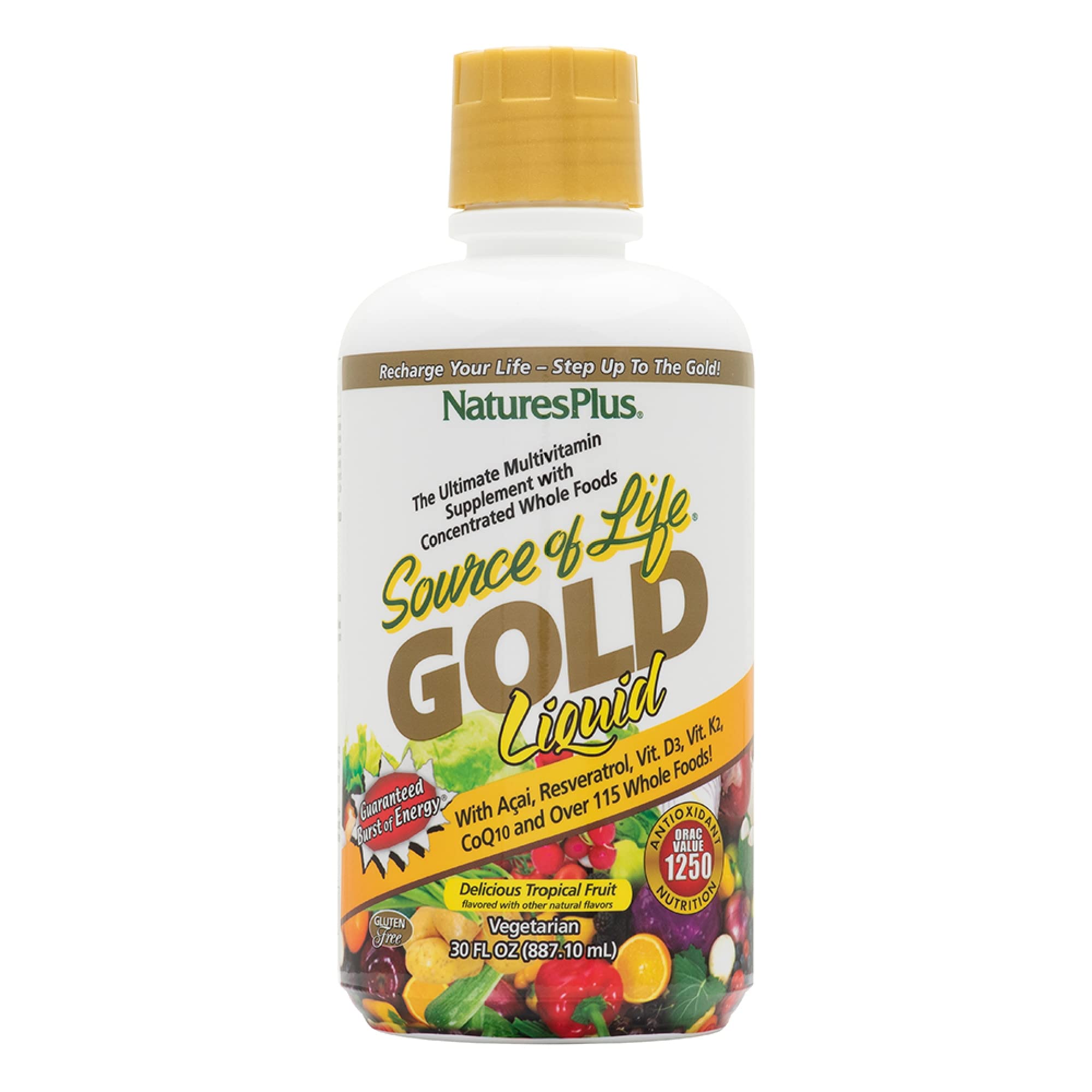 Foto 2 pulgar | Multivitamínico Nature's Plus Source Of Life Gold 900 Ml - Venta Internacional.