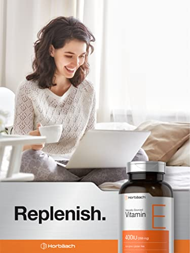 Foto 7 pulgar | Suplemento De Vitamina E, 400 Ui, Cápsulas Blandas, 268 Mg, 300 Unidades, Horbaac - Venta Internacional.