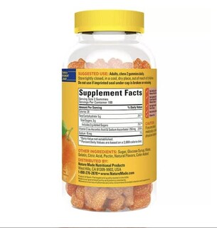 Foto 2 | Suplemento Dietético De Vitamina C Nature Made Adult Gummies 200 - Venta Internacional.