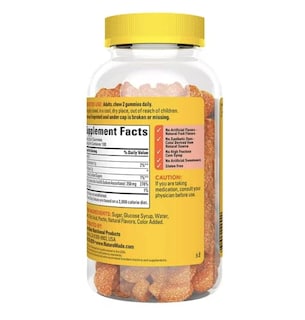Foto 3 | Suplemento Dietético De Vitamina C Nature Made Adult Gummies 200 - Venta Internacional.